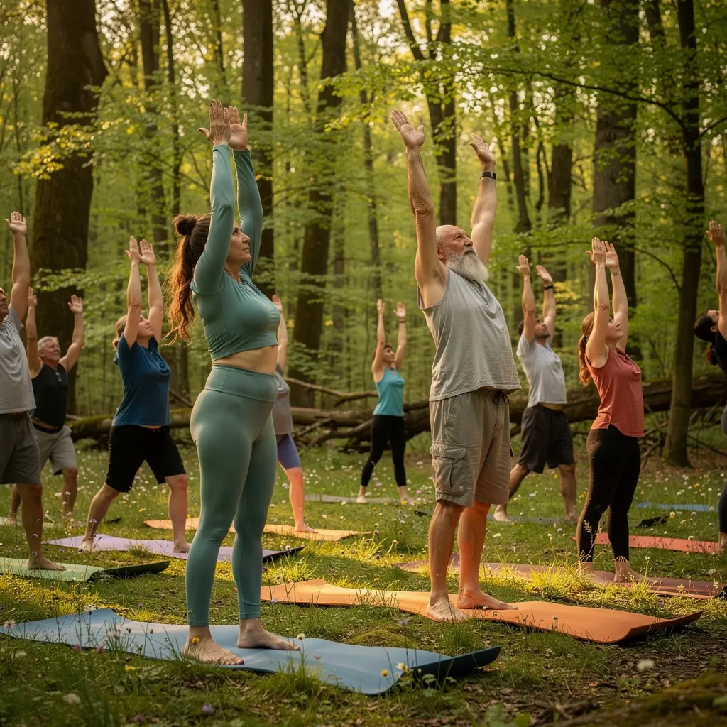 Dziecko wykonujące prostą pozycję jogi, promujące ruch i równowagę w młodym wieku.