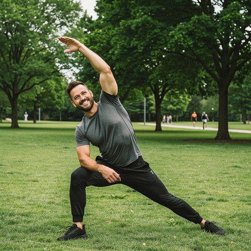 Instruktor jogi demonstrujący techniki oddechowe dla uczestników.